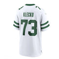 Custom #73 White NYJ Football Shirt Top