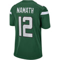 Custom #12 Green NYJ Football Shirt Top