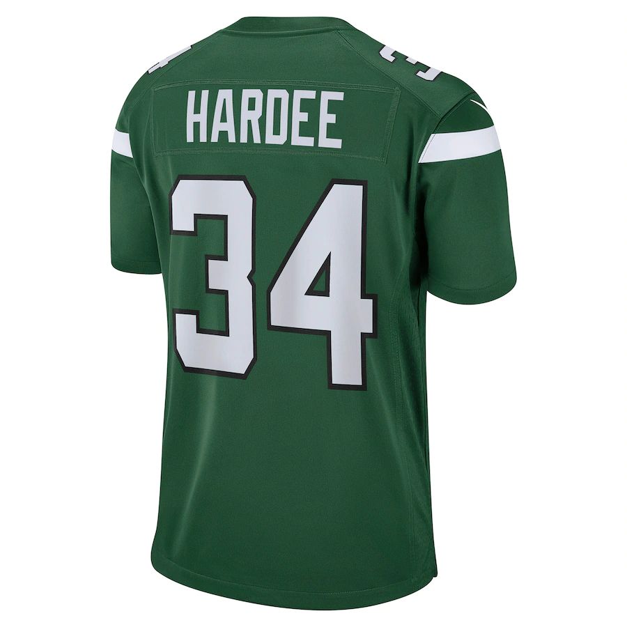 Custom #34 Green NYJ Football Shirt Top