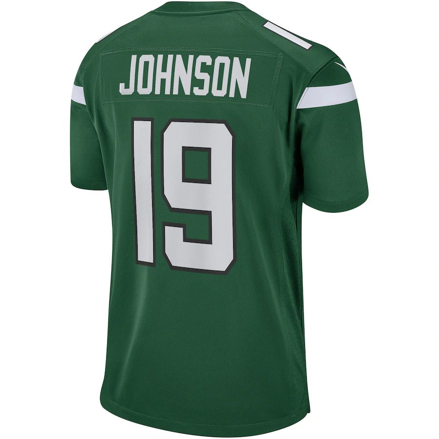 Custom #19 Green NYJ Football Shirt Top