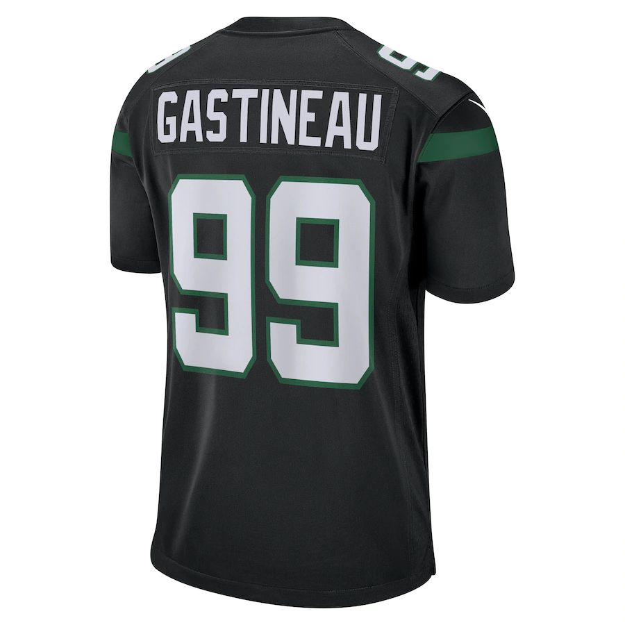 Custom #99 Black NYJ Football Shirt Top