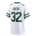 Custom #32 White NYJ Football Shirt Top
