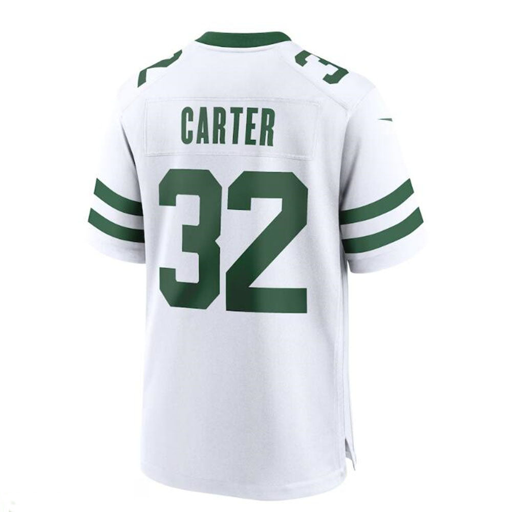 Custom #32 White NYJ Football Shirt Top
