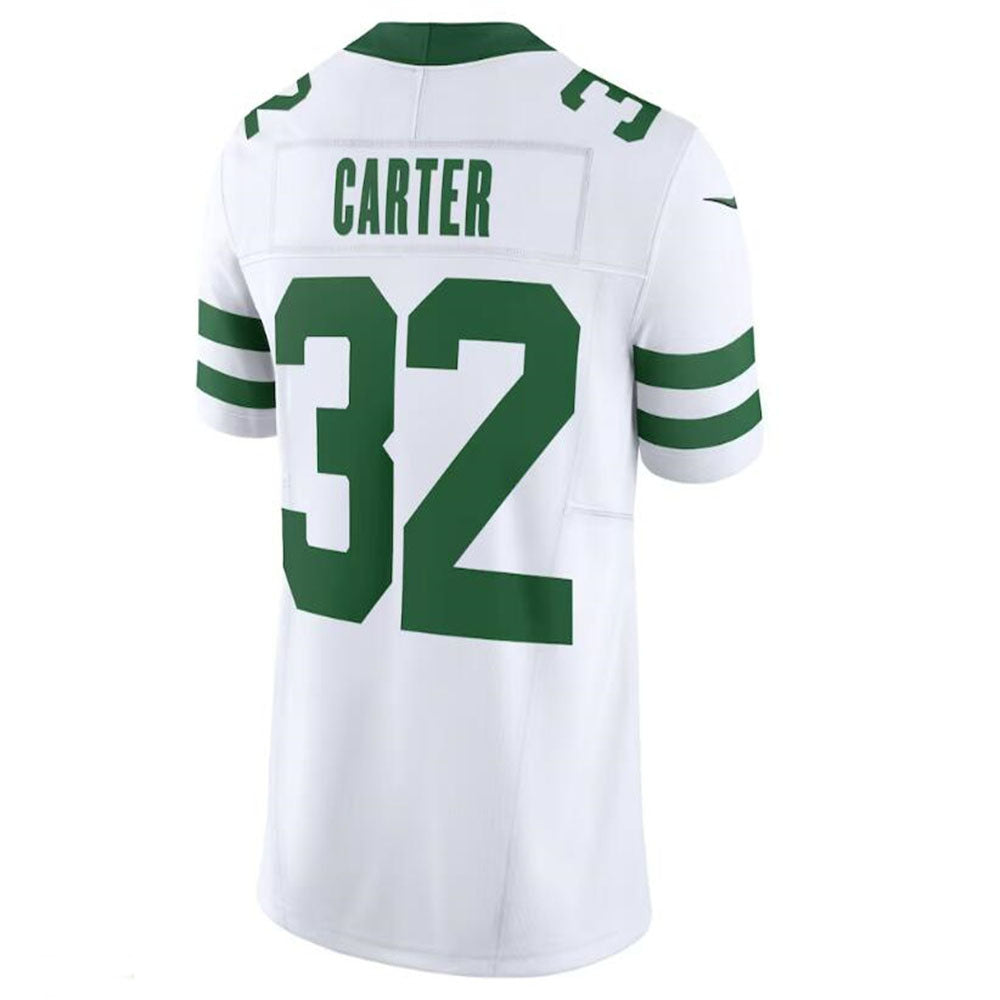Custom #32 White NYJ Football Shirt Top
