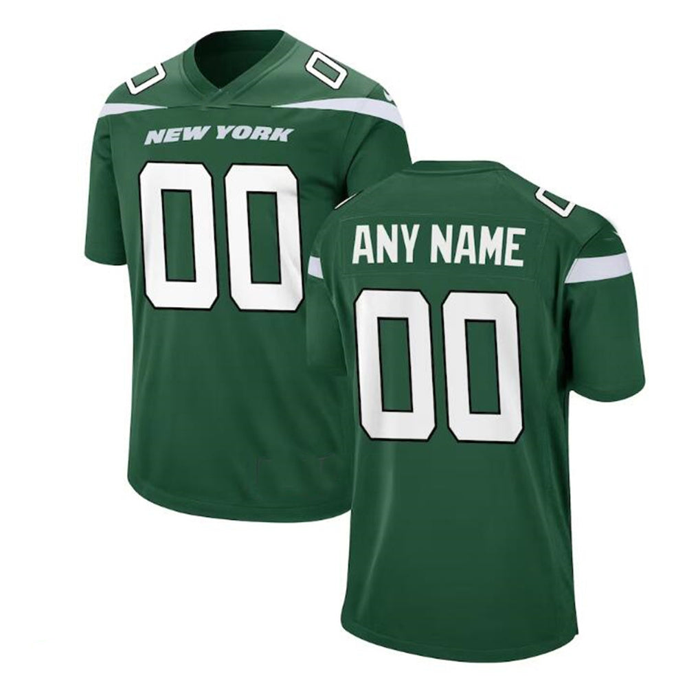 Custom Green NYJ Football Shirt Top