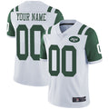 Custom White NYJ Football Shirt Top