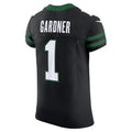 Custom #1 Black NYJ Football Shirt Top