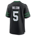 Custom #5 Black NYJ Football Shirt Top