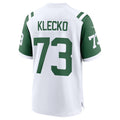 Custom #73 White NYJ Football Shirt Top
