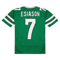 Custom #7 Green 1993 Throwback NYJ Football Shirt Top