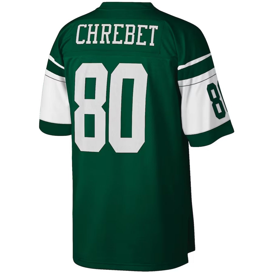 Custom #80 Green NYJ Football Shirt Top
