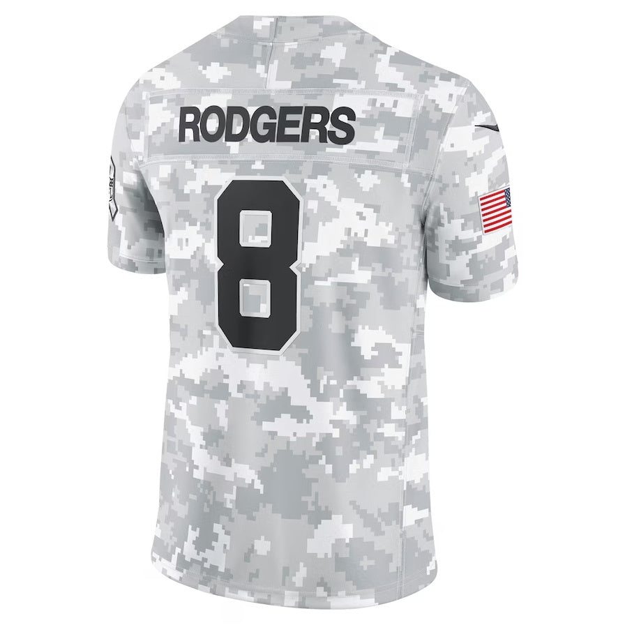 Custom #8 2024 NYJ Football Shirt Top
