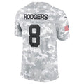 Custom #8 2024 NYJ Football Shirt Top