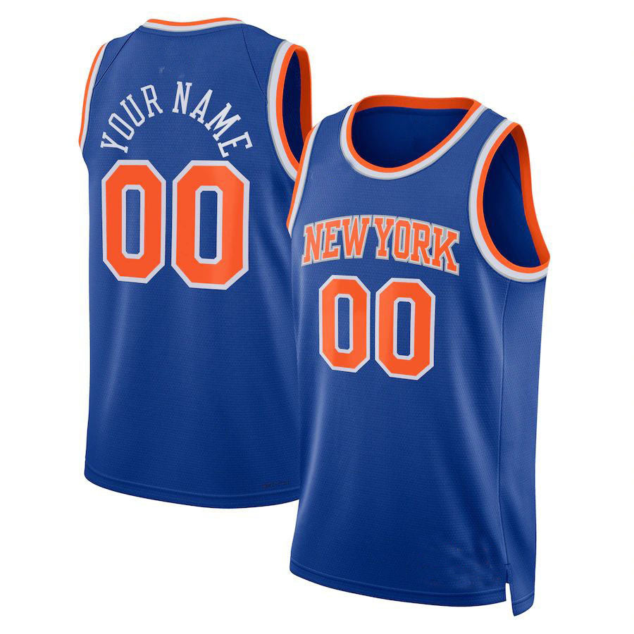 Custom #23 Blue 2022 NYK Basketball Shirt Top