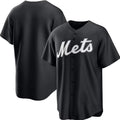 Custom Black NYM Baseball Shirt Top
