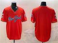 Custom Orange 2025 NYM Baseball Shirt Top