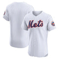 Custom White NYM Baseball Shirt Top