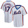 Custom #17 White NYM Baseball Shirt Top
