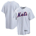 Custom White NYM Baseball Shirt Top