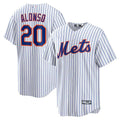 Custom #20 White NYM Baseball Shirt Top