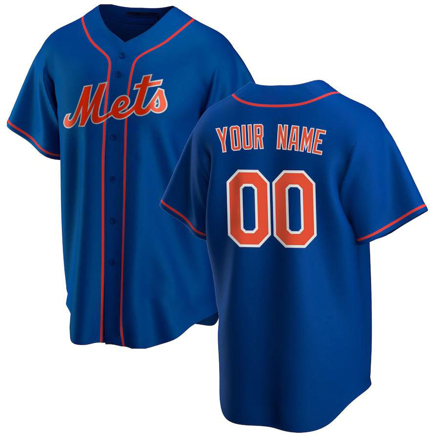 Custom NYM Baseball Shirt Top