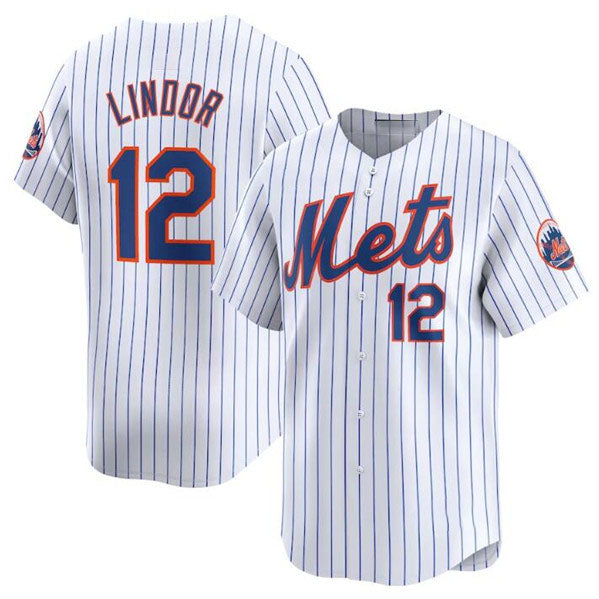 Custom #12 White 2024 NYM Baseball Shirt Top