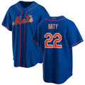 Custom #22 Blue NYM Baseball Shirt Top
