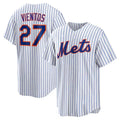 Custom #27 White NYM Baseball Shirt Top