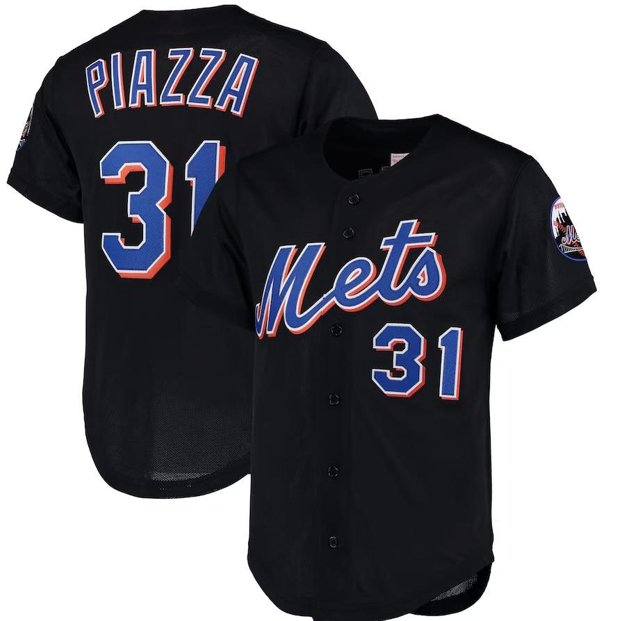 Custom #31 Black NYM Baseball Shirt Top
