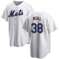 Custom #38 White NYM Baseball Shirt Top