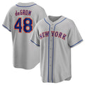 Custom #48 Gray NYM Baseball Shirt Top
