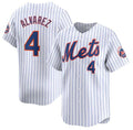 Custom #4 White 2024 NYM Baseball Shirt Top