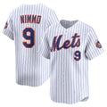 Custom #9 White NYM Baseball Shirt Top