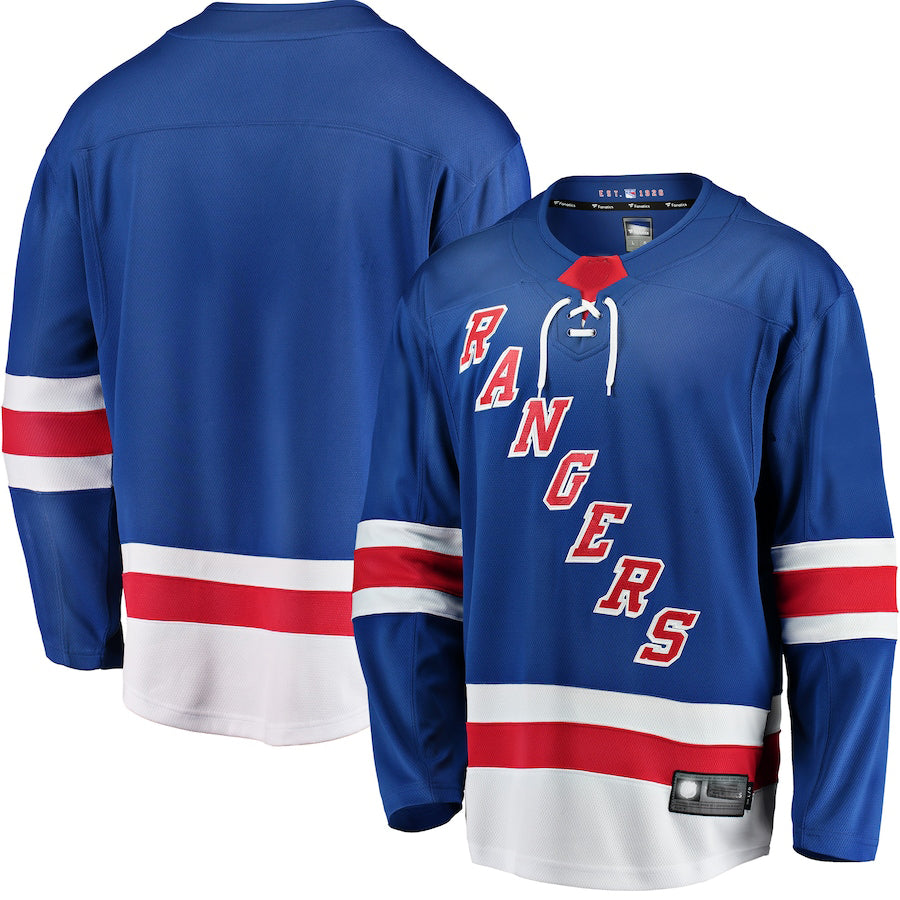 Custom Blue Hockey Shirt Top