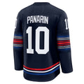 Custom #10 Navy Hockey Shirt Top