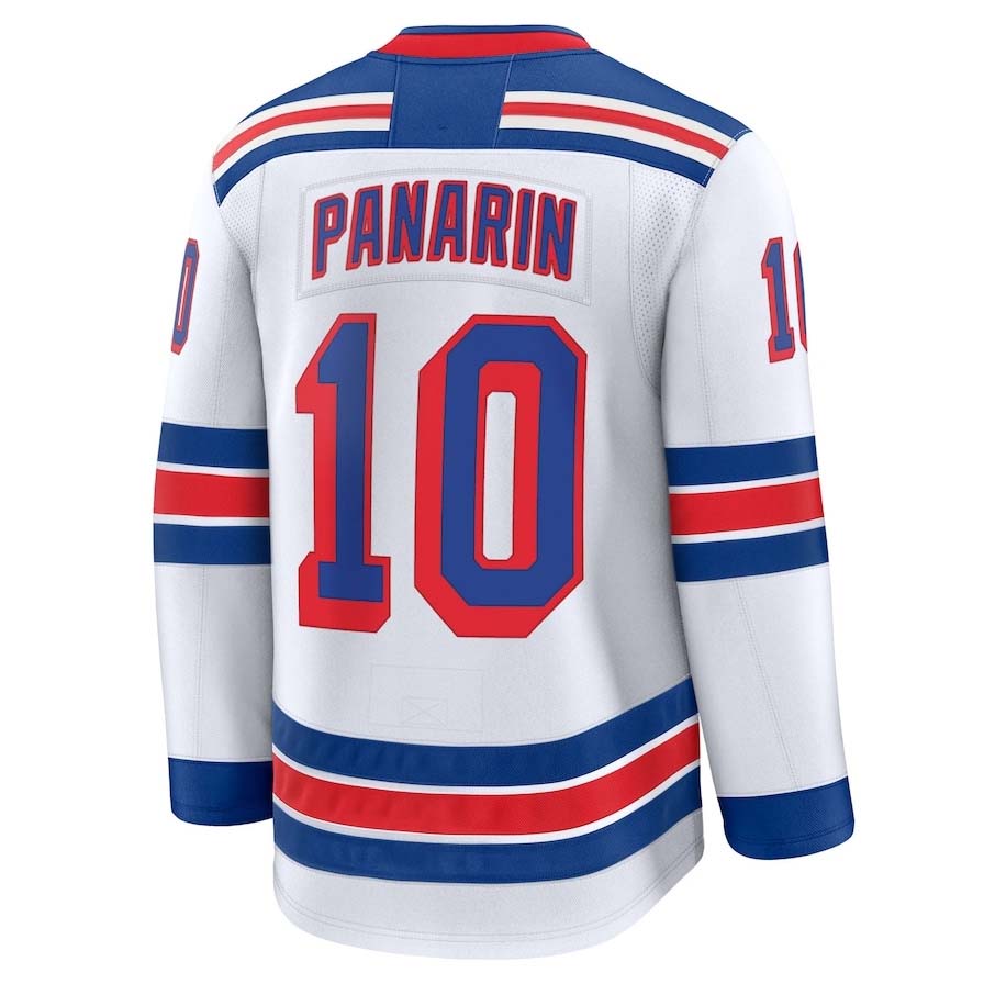 Custom #10 White Hockey Shirt Top