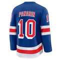 Custom #10 Blue Hockey Shirt Top