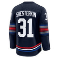 Custom #31 Navy Hockey Shirt Top
