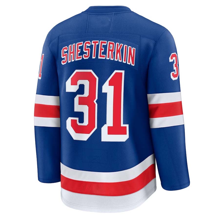 Custom #31 Blue Hockey Shirt Top