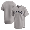 Custom Gray NYY Baseball Shirt Top