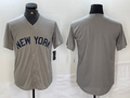 Custom Grey 2021 NYY Baseball Shirt Top