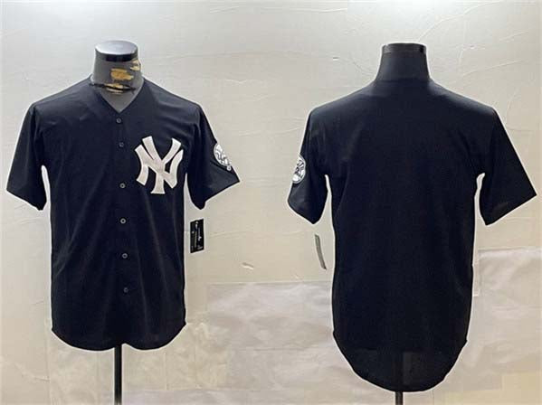 Custom Black NYY Baseball Shirt Top