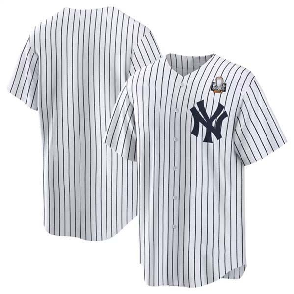 Custom White 2024 NYY Baseball Shirt Top