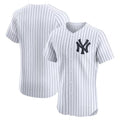 Custom White NYY Baseball Shirt Top