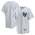 Custom White NYY Baseball Shirt Top