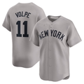 Custom #11 Gray 2024 NYY Baseball Shirt Top