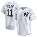 Custom #11 White NYY Baseball Shirt Top