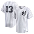 Custom #13 White 2024 NYY Baseball Shirt Top