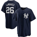 Custom #26 Navy NYY Baseball Shirt Top