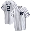 Custom #2 White 2020 Hall Of Fame NYY Baseball Shirt Top